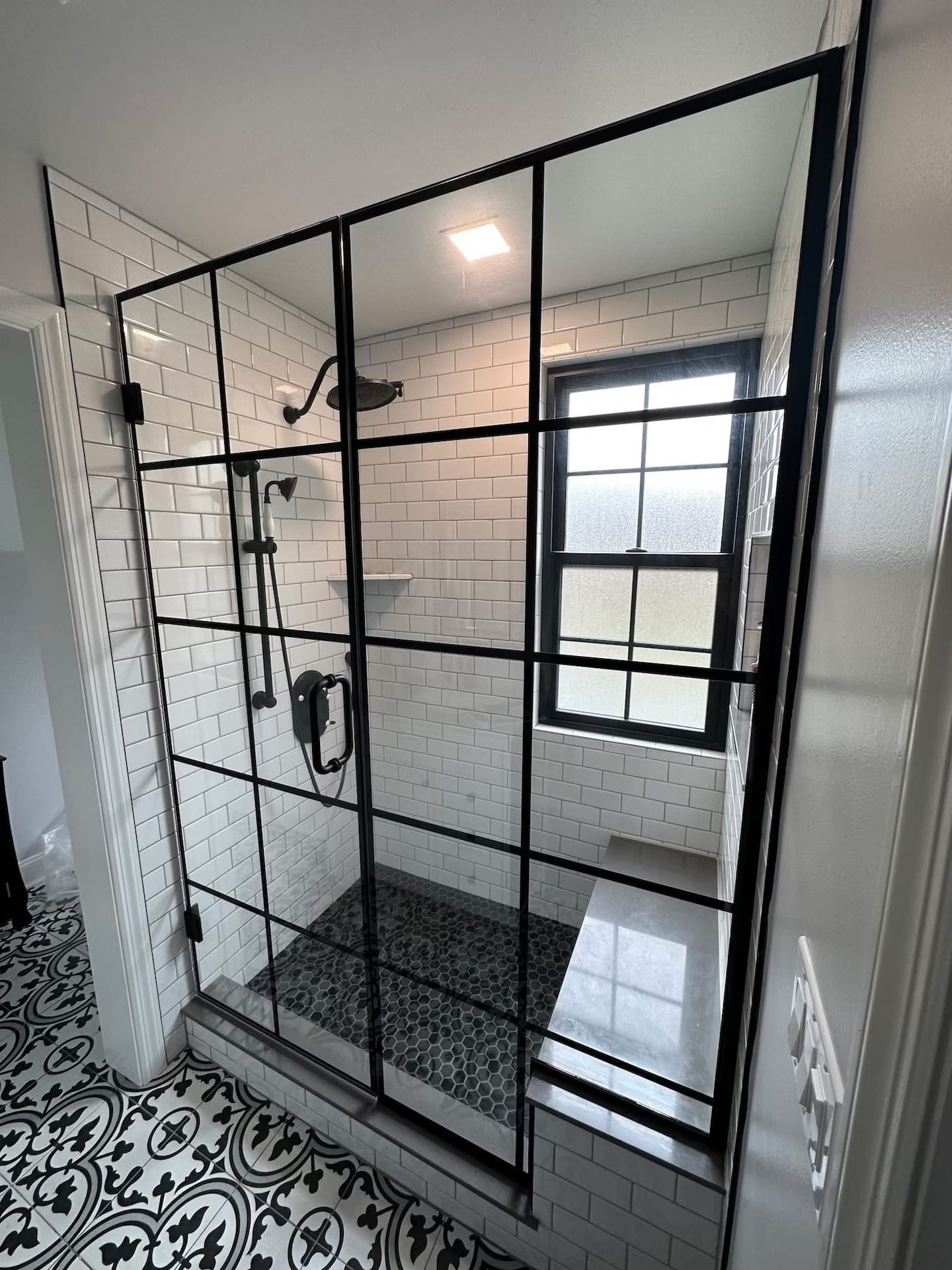 bathroom glass doors Michigan