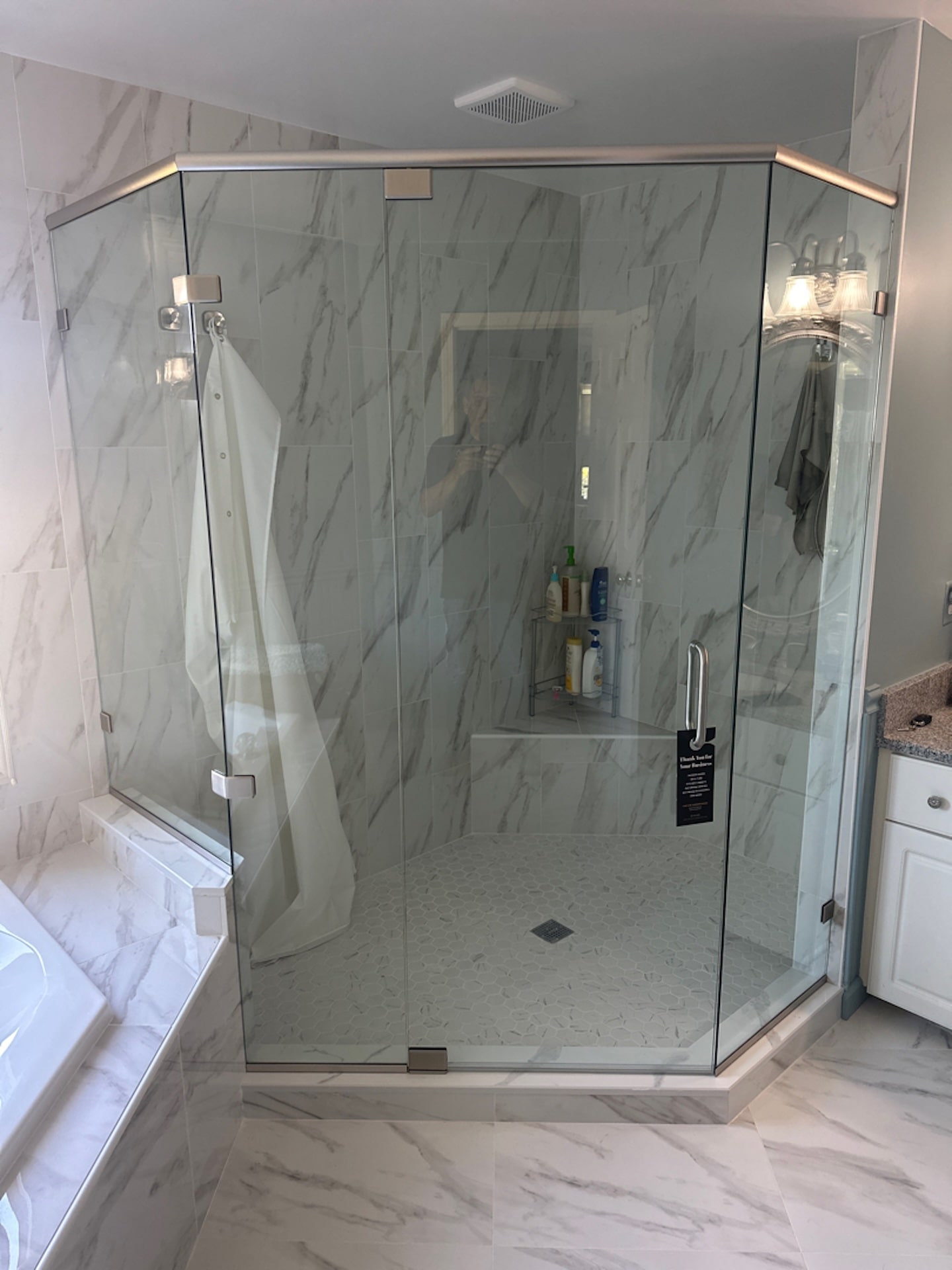 glass shower door hinges