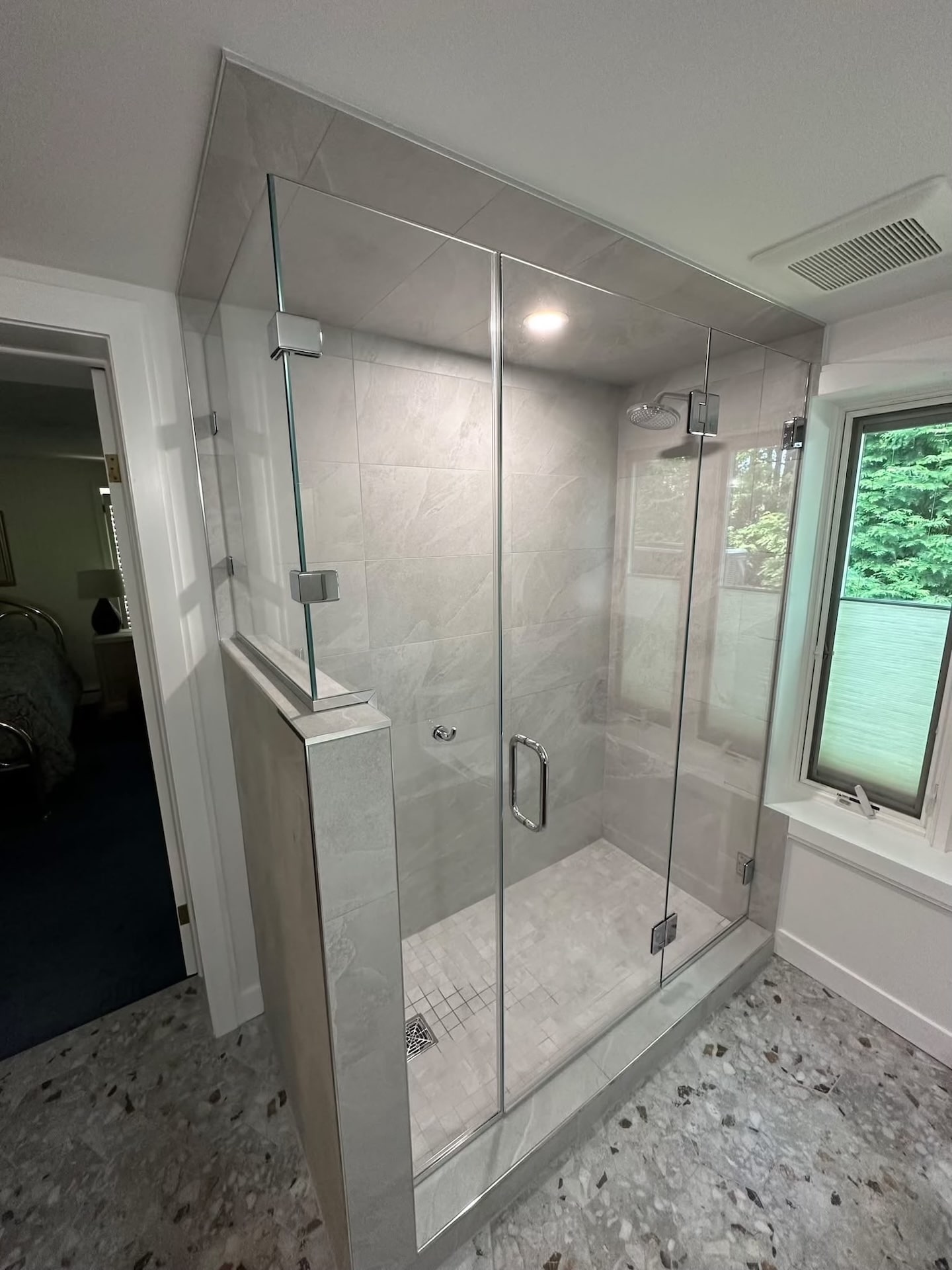 sliding glass shower systems
